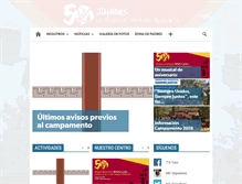 Tablet Screenshot of juniorslaasuncion.es